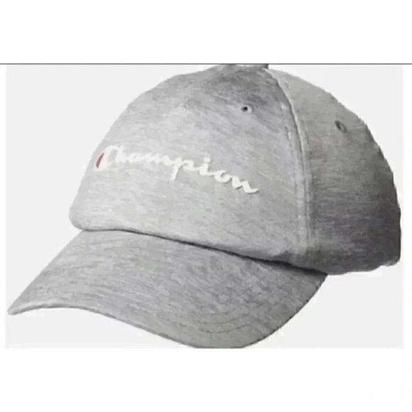 Champion Men's Adjustable Osfa Father Dad Gray Hat NEW NWT - Picture 1 of 3